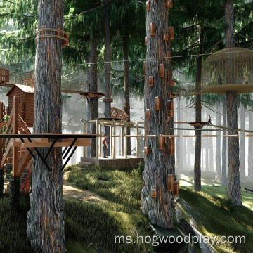 Taman Kanak-Kanak Timber Wooden Playground